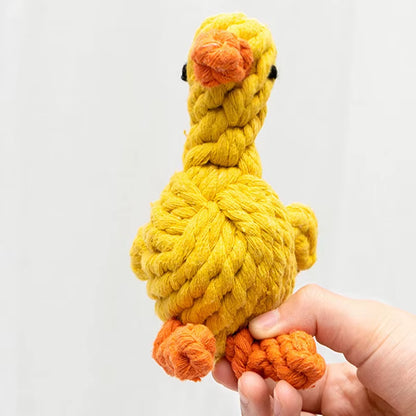 1Pcs Bite Resistant Pet Dog Chew Toys for Small Dogs Cleaning Teeth Puppy Dog Rope Knot Ball Toy Playing Animals Dogs Toys Pets