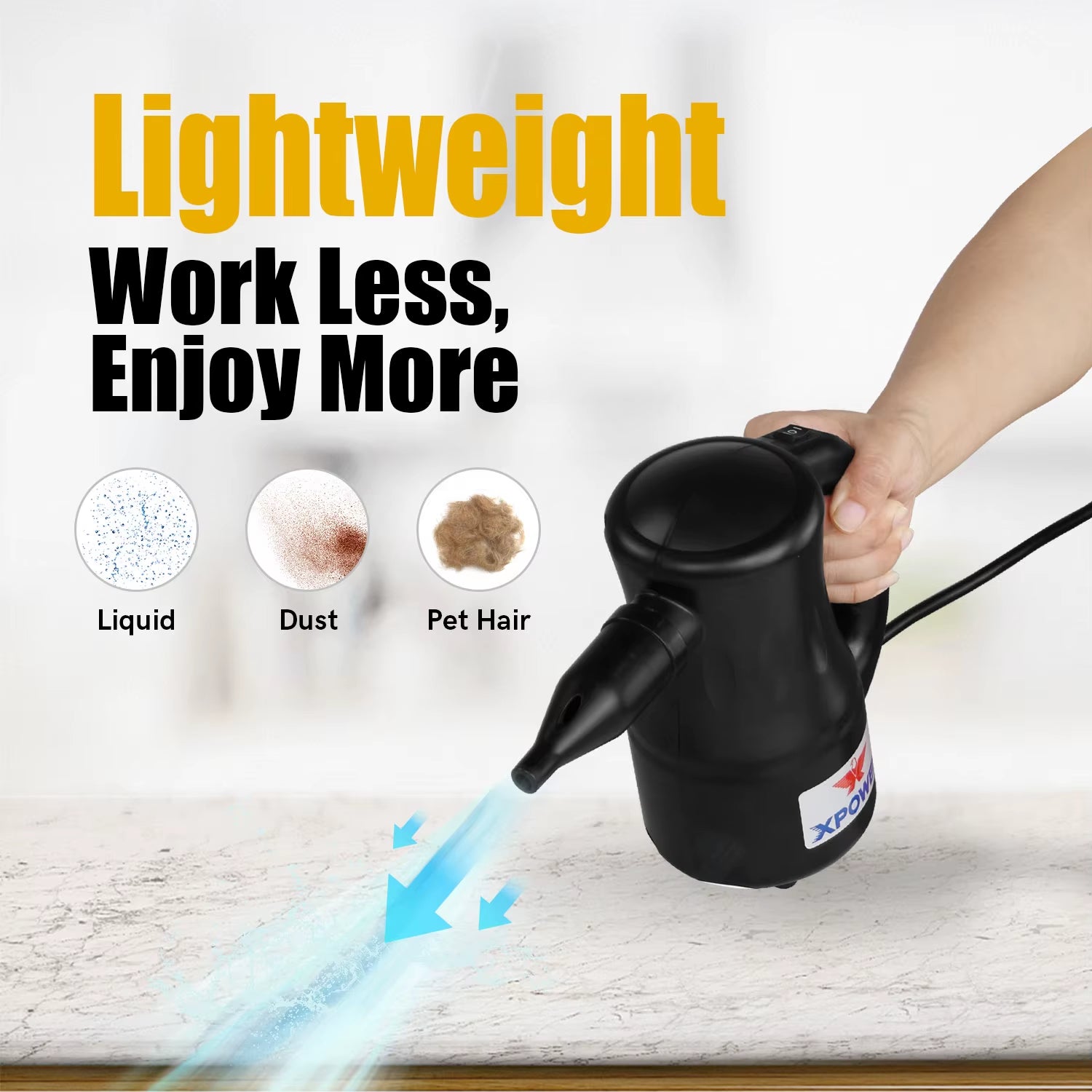 Mini Air Duster Pet Dryer Blower Vacuum Air Blower for Dust Blowing Dust Multi-Use Electric Computer Clean Power Tool