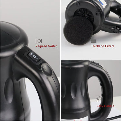 Mini Air Duster Pet Dryer Blower Vacuum Air Blower for Dust Blowing Dust Multi-Use Electric Computer Clean Power Tool
